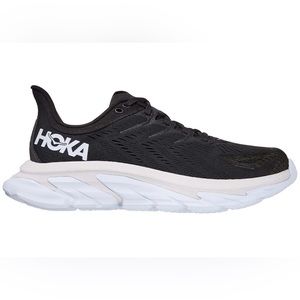 HOKA One Clifton Edge Black and White